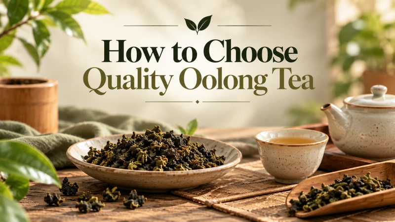 Loose leaf oolong tea leaves in a traditional Chinese teapot
